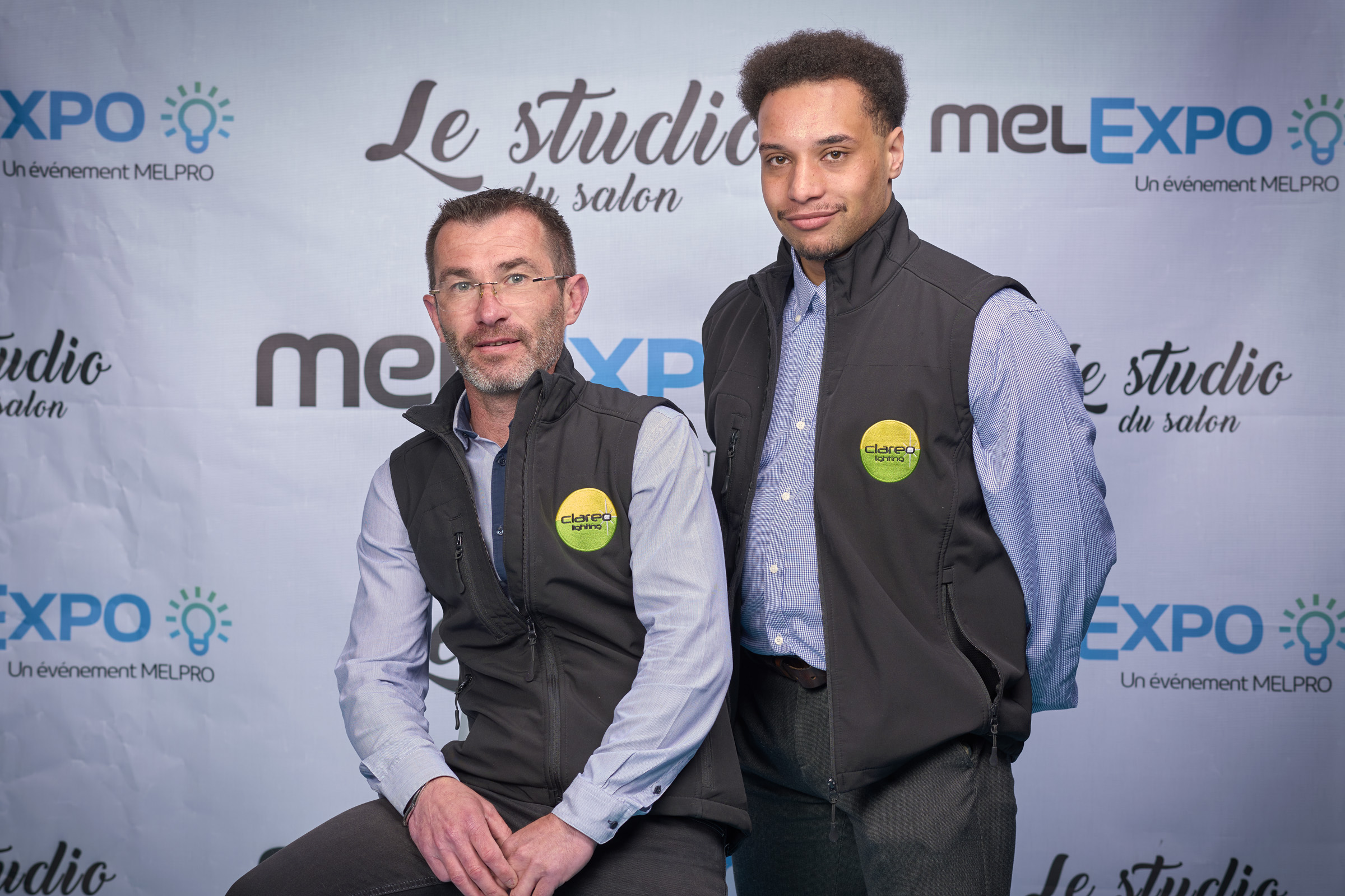 stand studio photo MelExpo Claréo Lighting